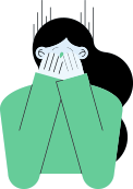 Ilustração de ansiedade
